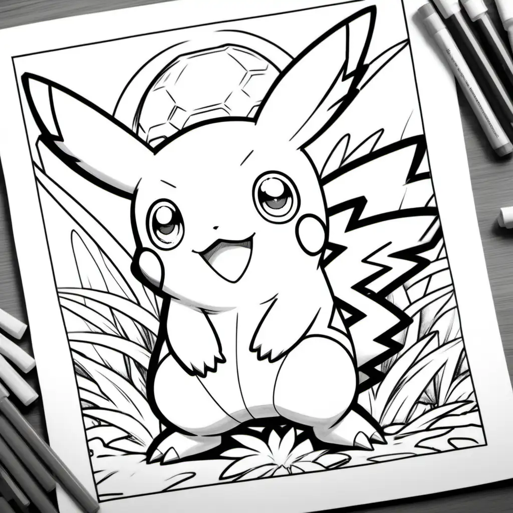 coloring of the Pokemon