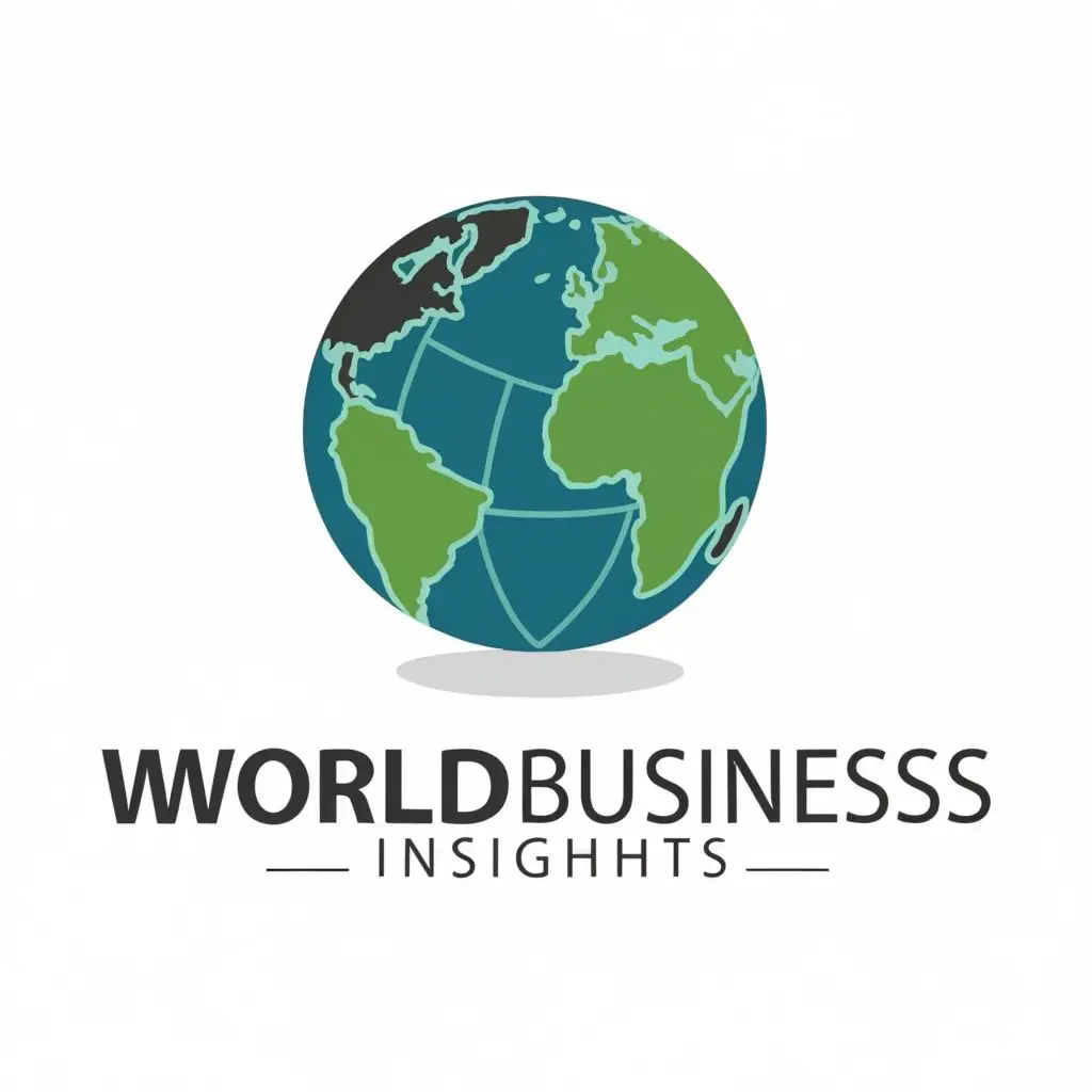 logo, world, with the text "World Business Insights", typography, be used in Education industry