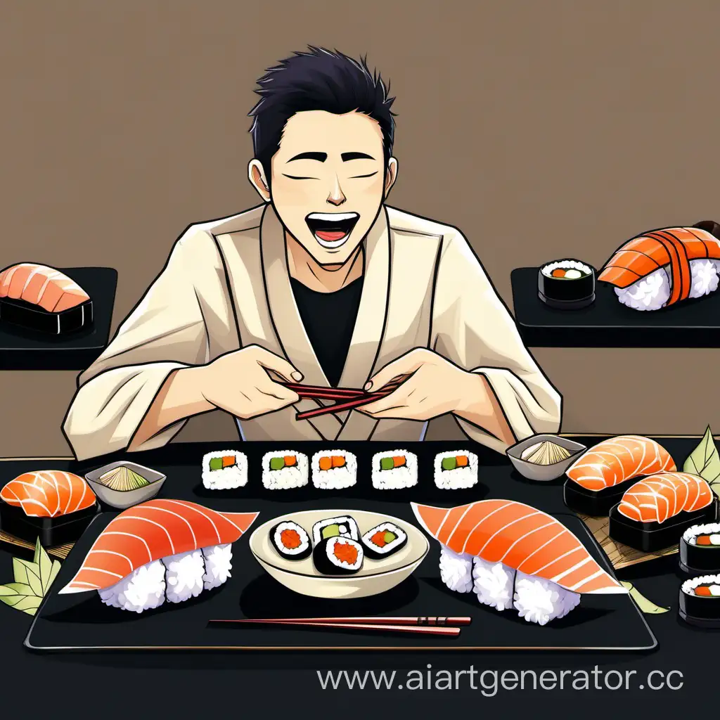 Joyful-Sushi-Eating-Celebration