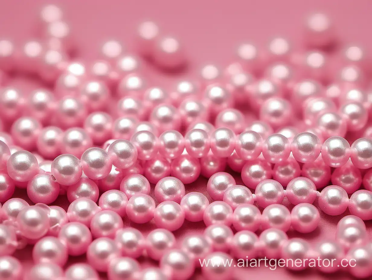 Delicate-Pink-Beads-on-Black-Background