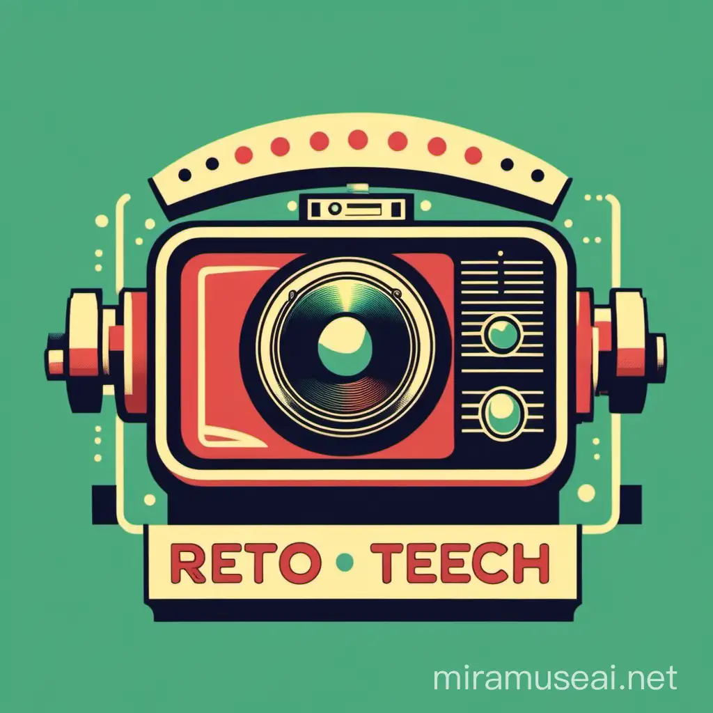 Logo for a YouTube channel focussing on retro tech