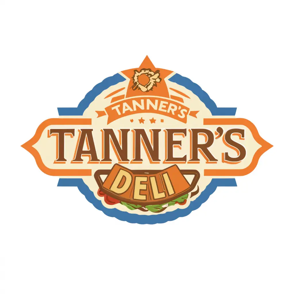 a logo design,with the text "Tanner's All Star Deli", main symbol:Sub,Moderate,be used in Restaurant industry,clear background