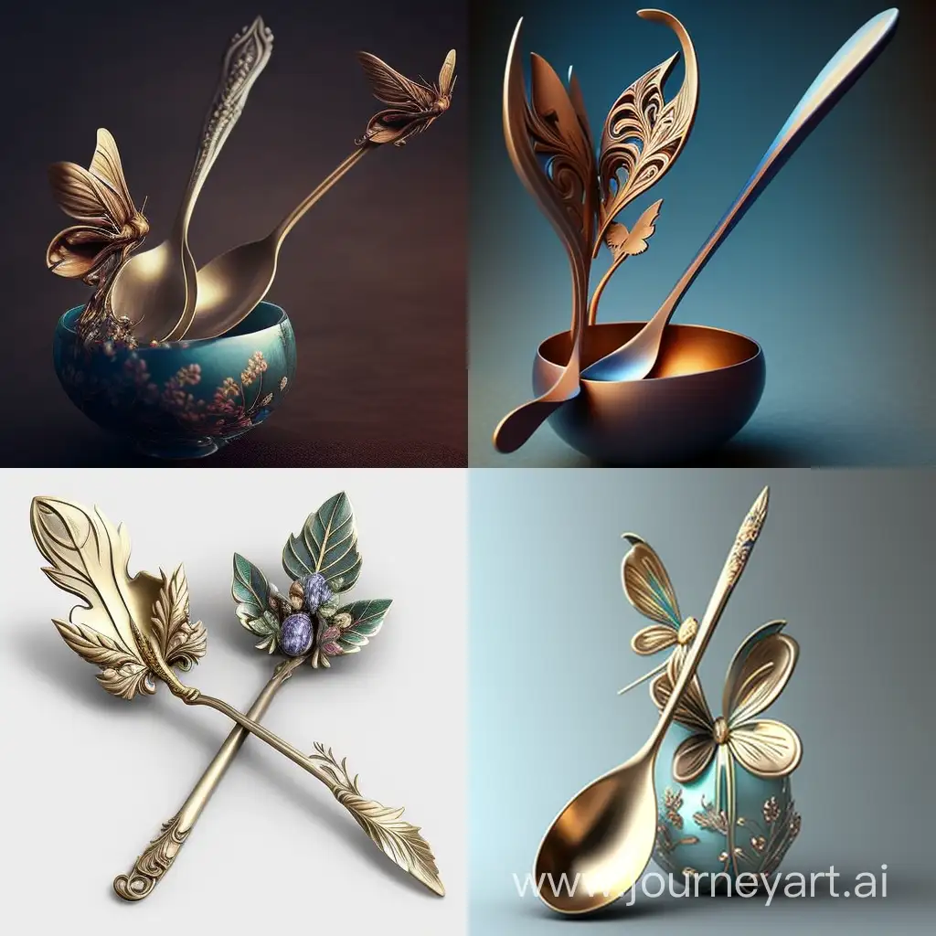 fairy style spoon and chopsticks
