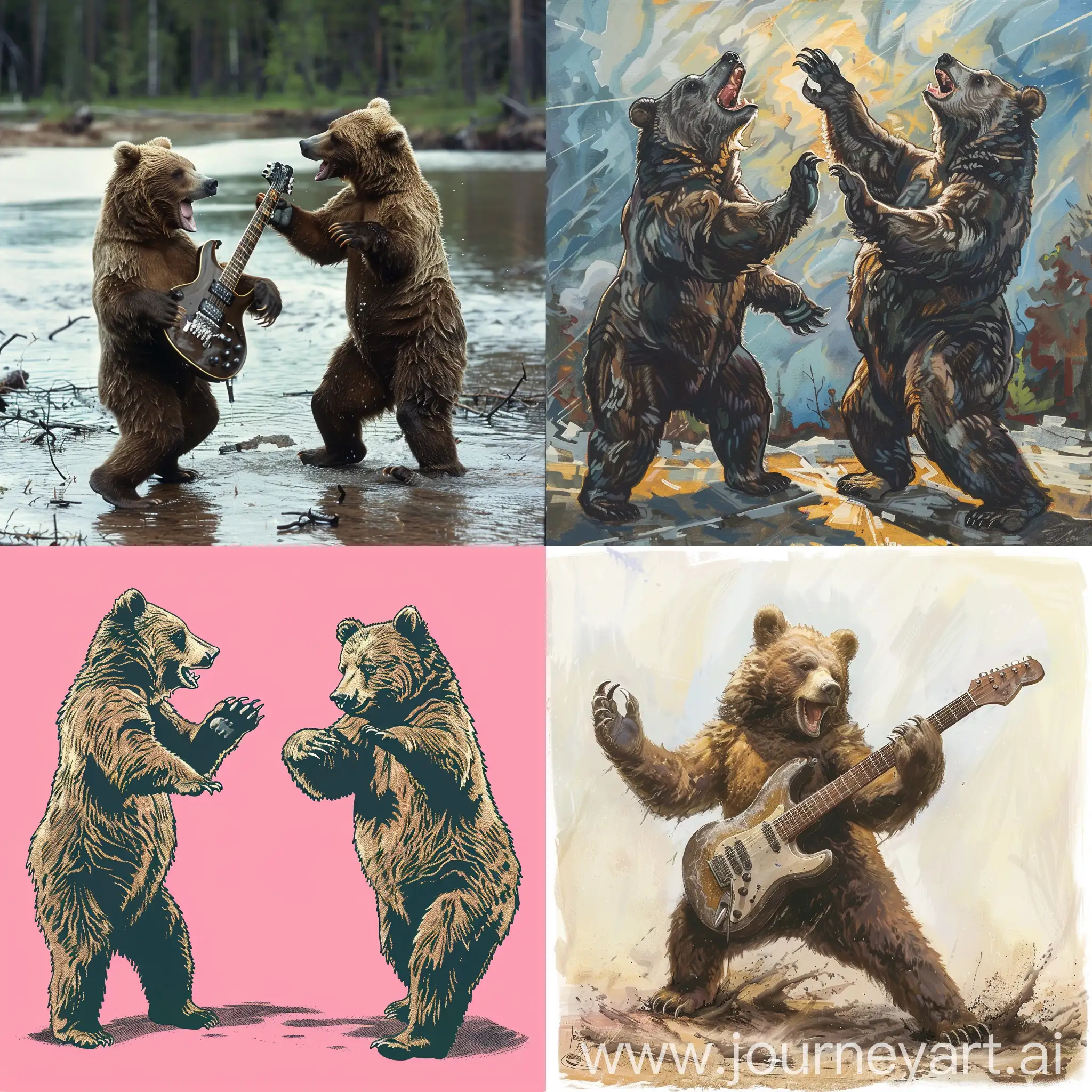Медведи пляшут под металл