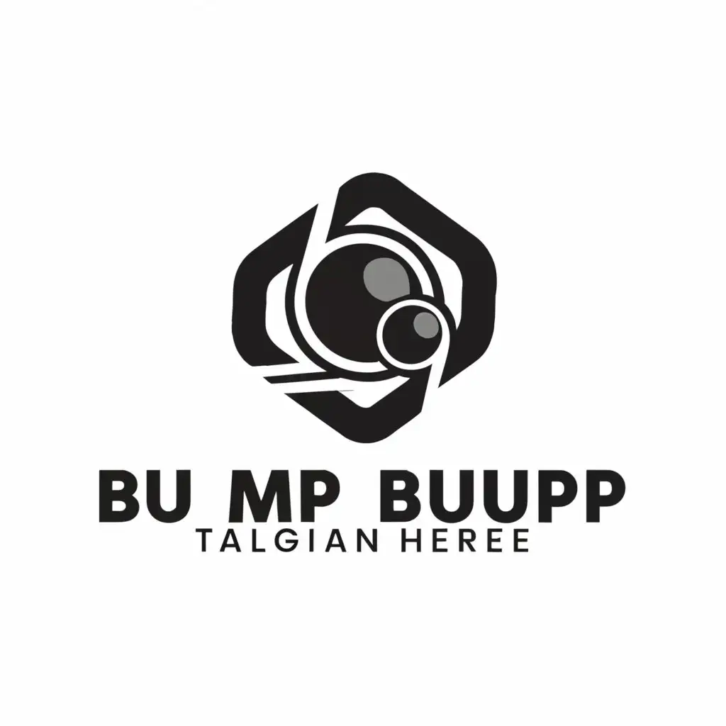 a logo design,with the text "Bump bump", main symbol:black eight and white ball,Moderate,clear background