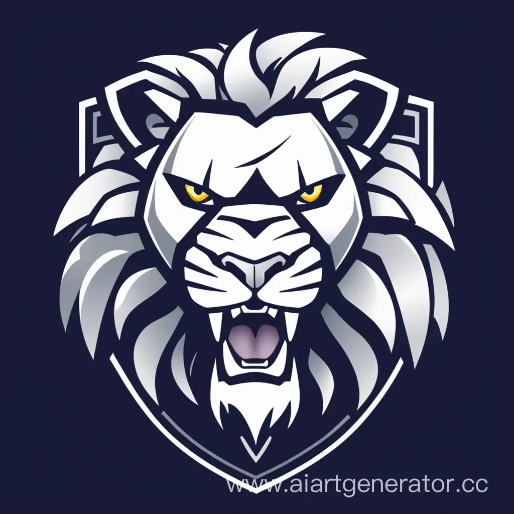 Fierce-White-Lion-Esports-Logo-for-Tom-Clancys-Six-Siege-Team