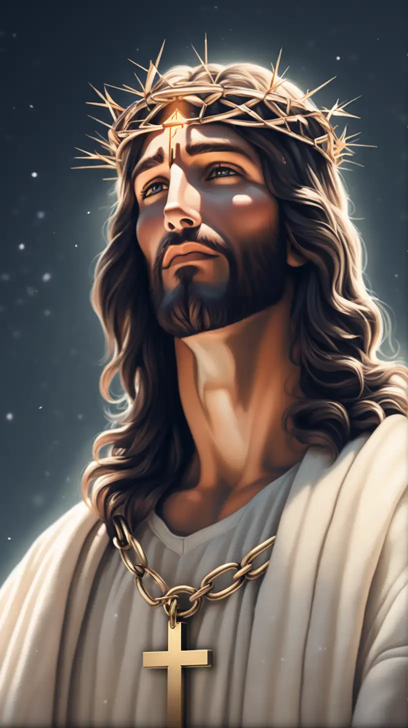 Devotional Lockscreen Featuring Masculine Jesus Christ