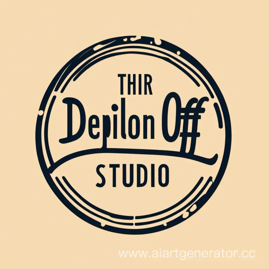 The logo for the depilation studio "Hair off"