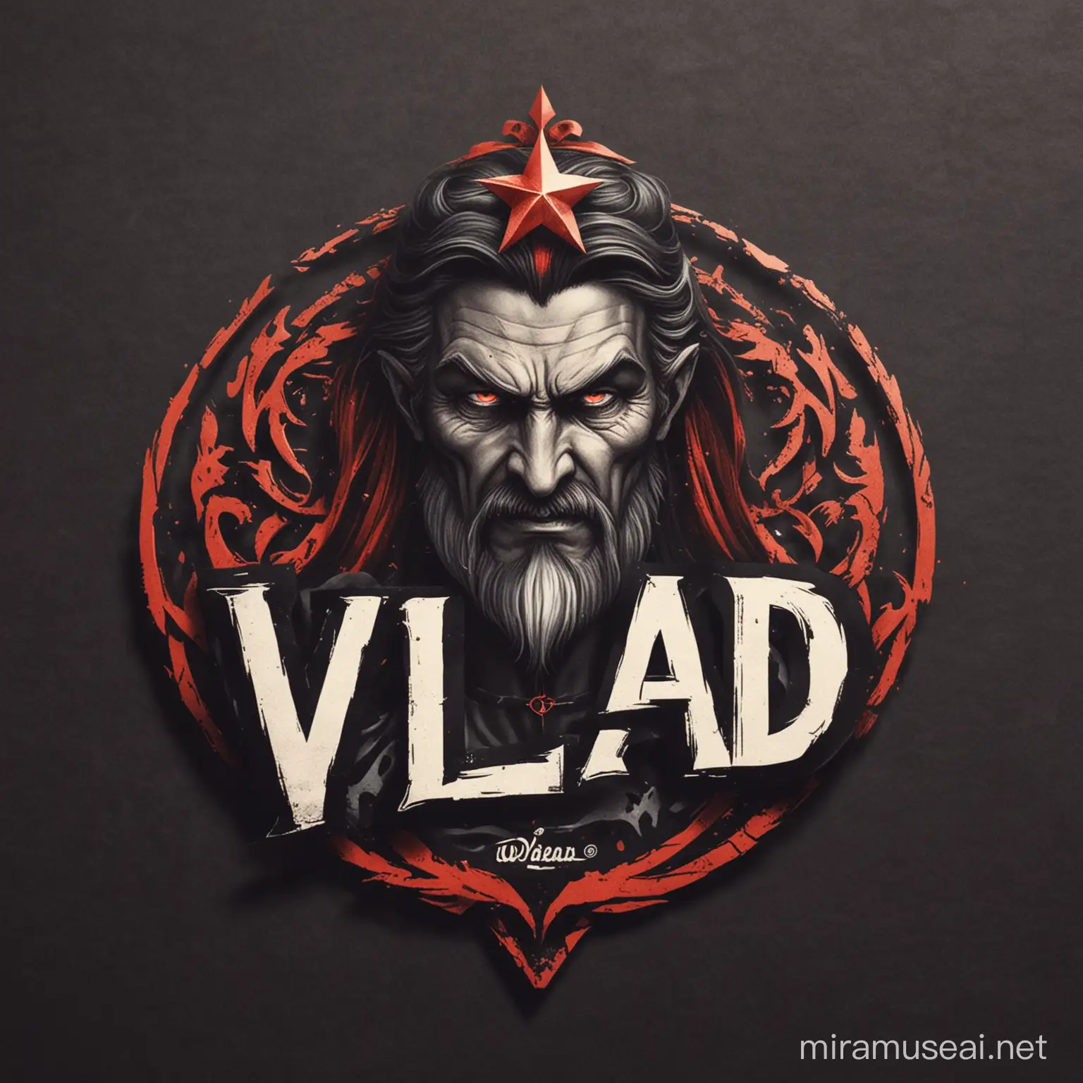 Vibrant Logo Design for Vlad Abstract Geometric Patterns in Dynamic Colors