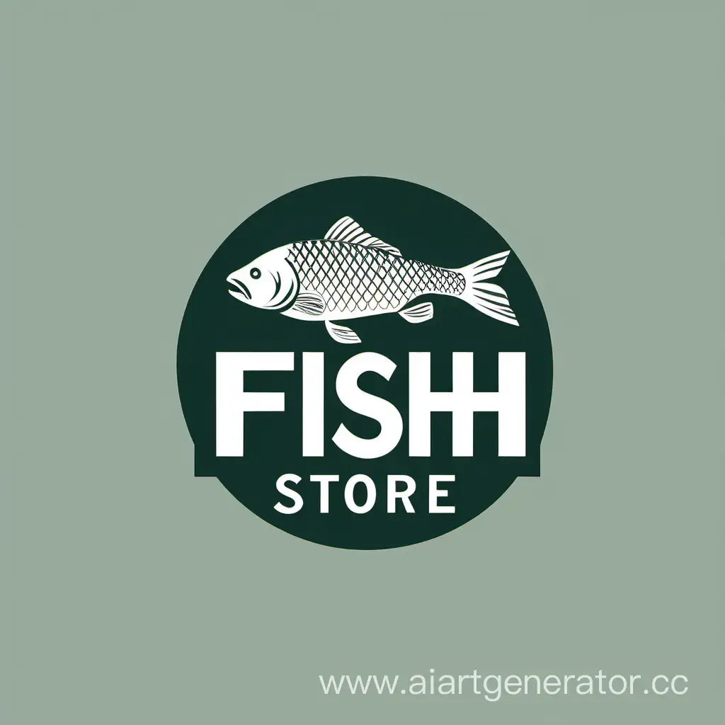 минималистичный логотип к рыбному магазину "КАРП" с изображением карпа
