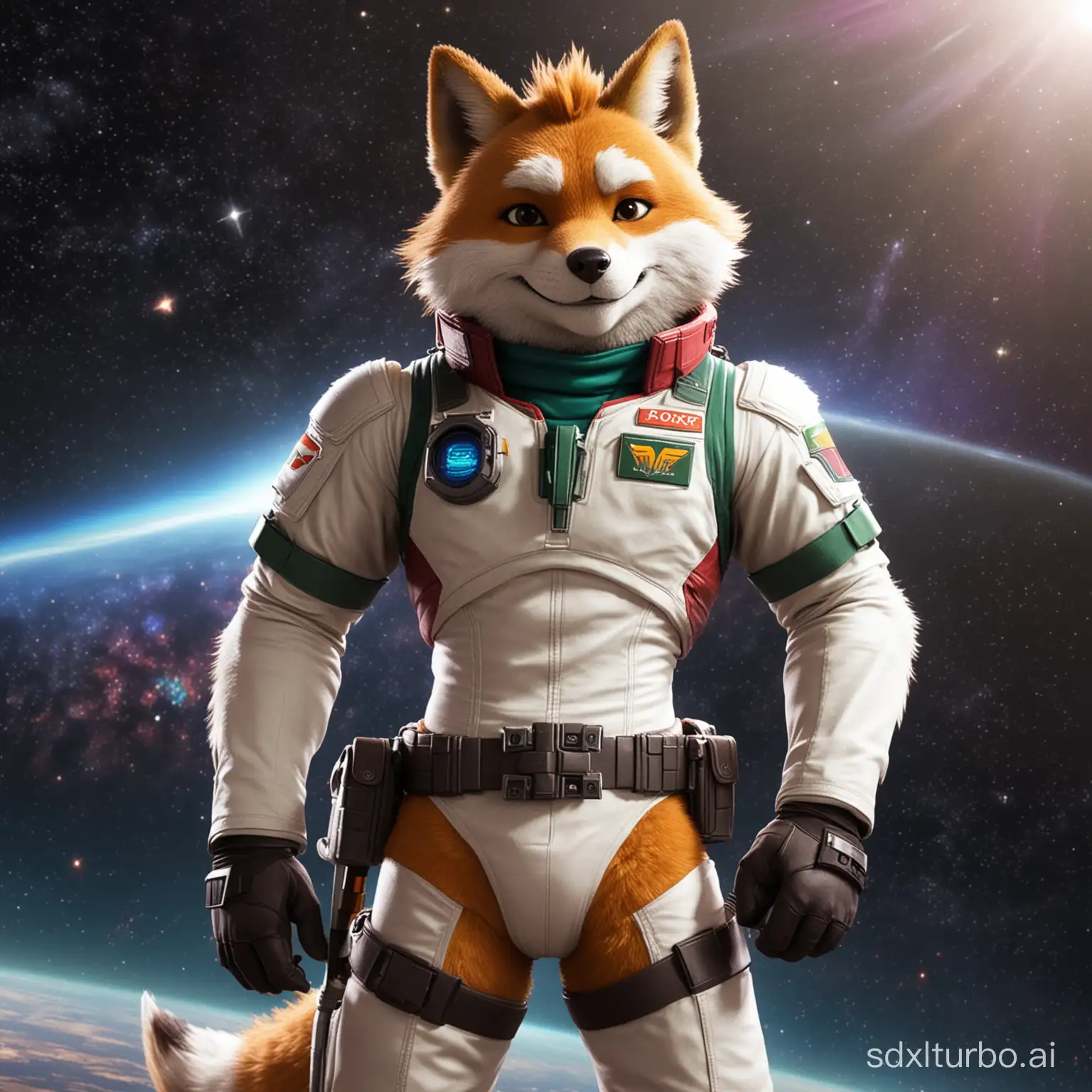 Smiling-Feminine-Male-Pilot-in-Space-StarFoxs-Fox-McCloud