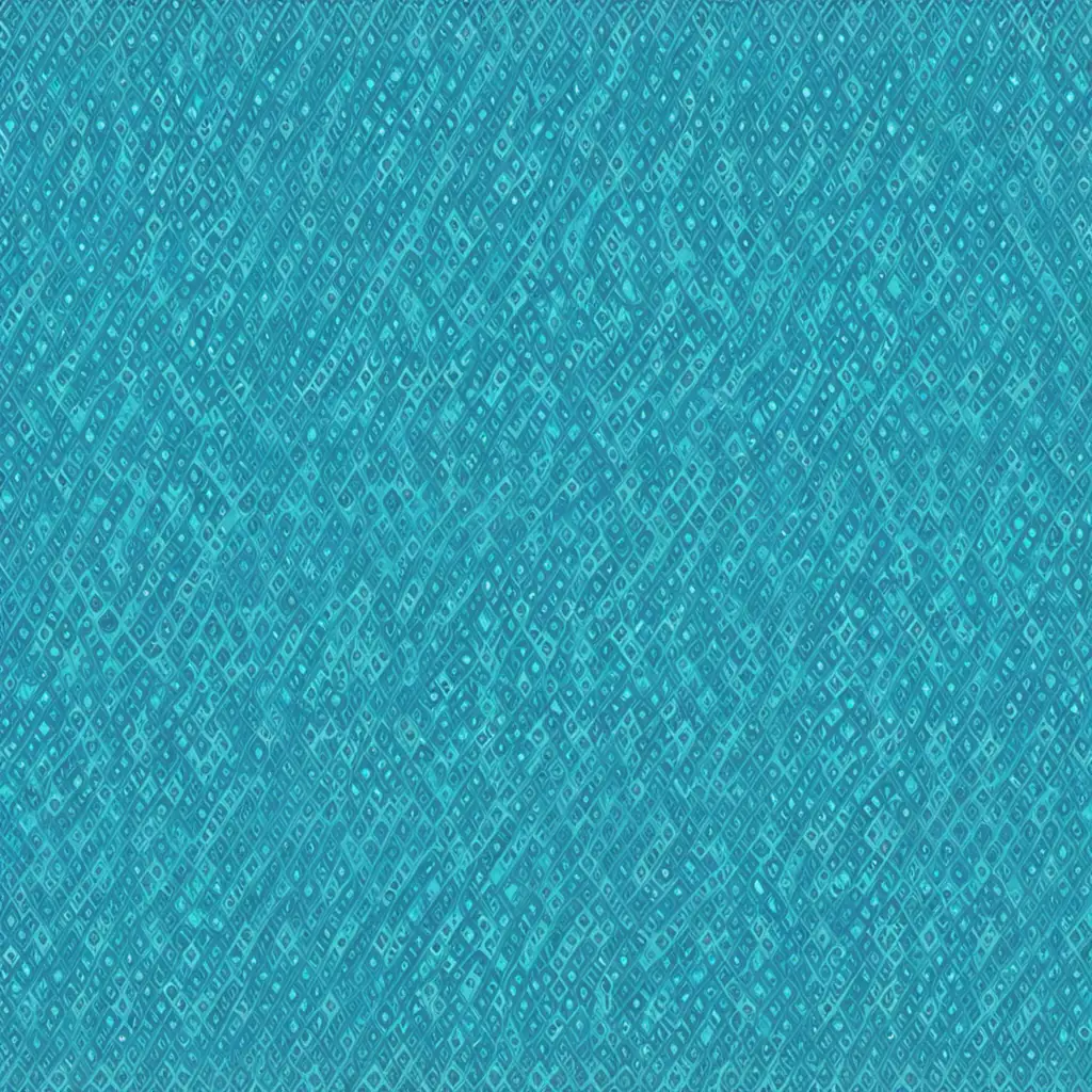 Mesmerizing Abstract Pattern in Aqua Blue Baby Blue and Blue Hues