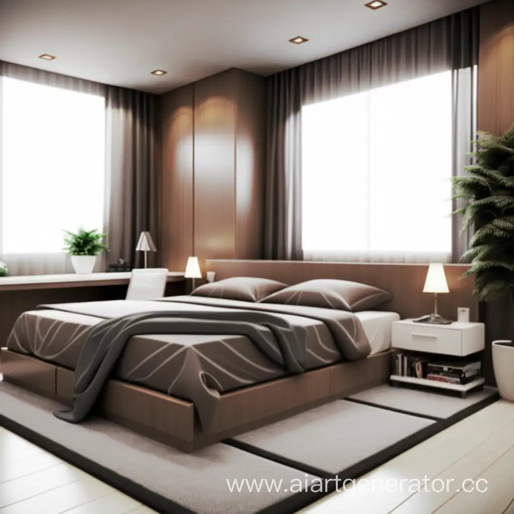 Cozy-Bedroom-Retreat-with-Rustic-Charm
