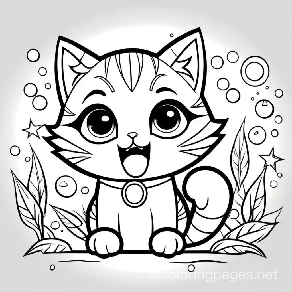 Shocked-Cute-Cat-Coloring-Page-for-Kids-Simple-Black-and-White-Line-Art