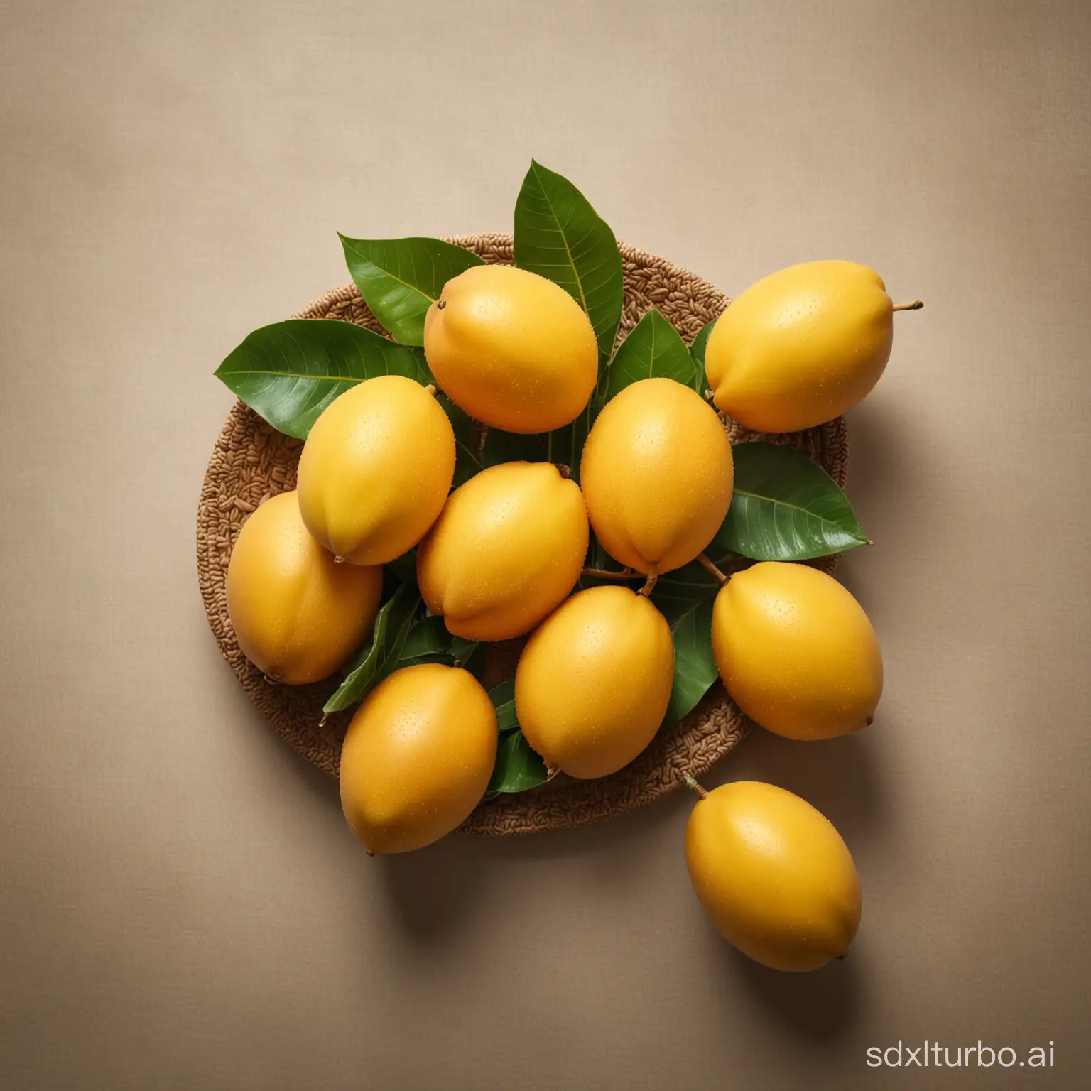 Fresh-Mangoes-Arranged-for-Vibrant-Business-Display