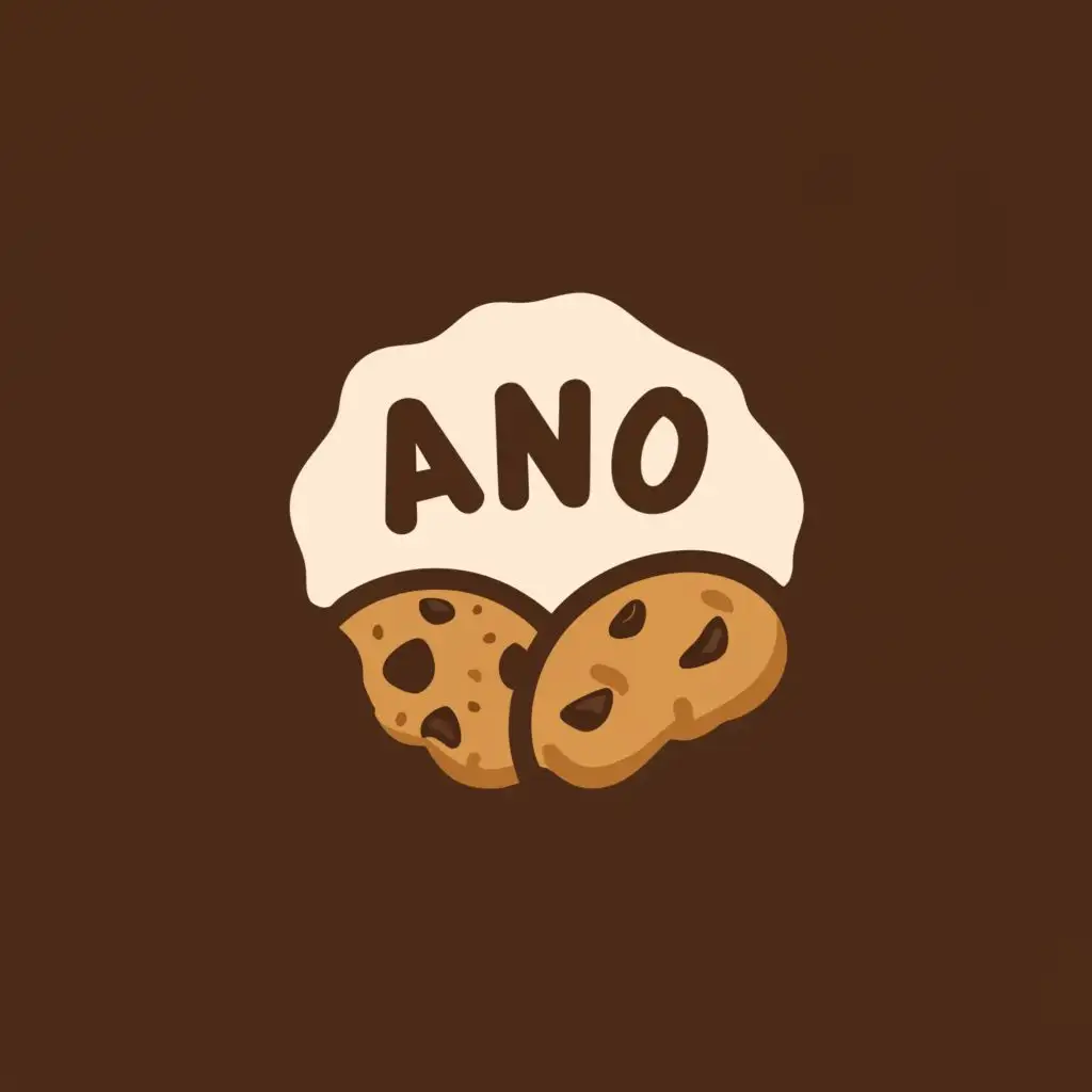 a logo design,with the text "ano cookies", main symbol:snack,Moderate,be used in Retail industry,clear background