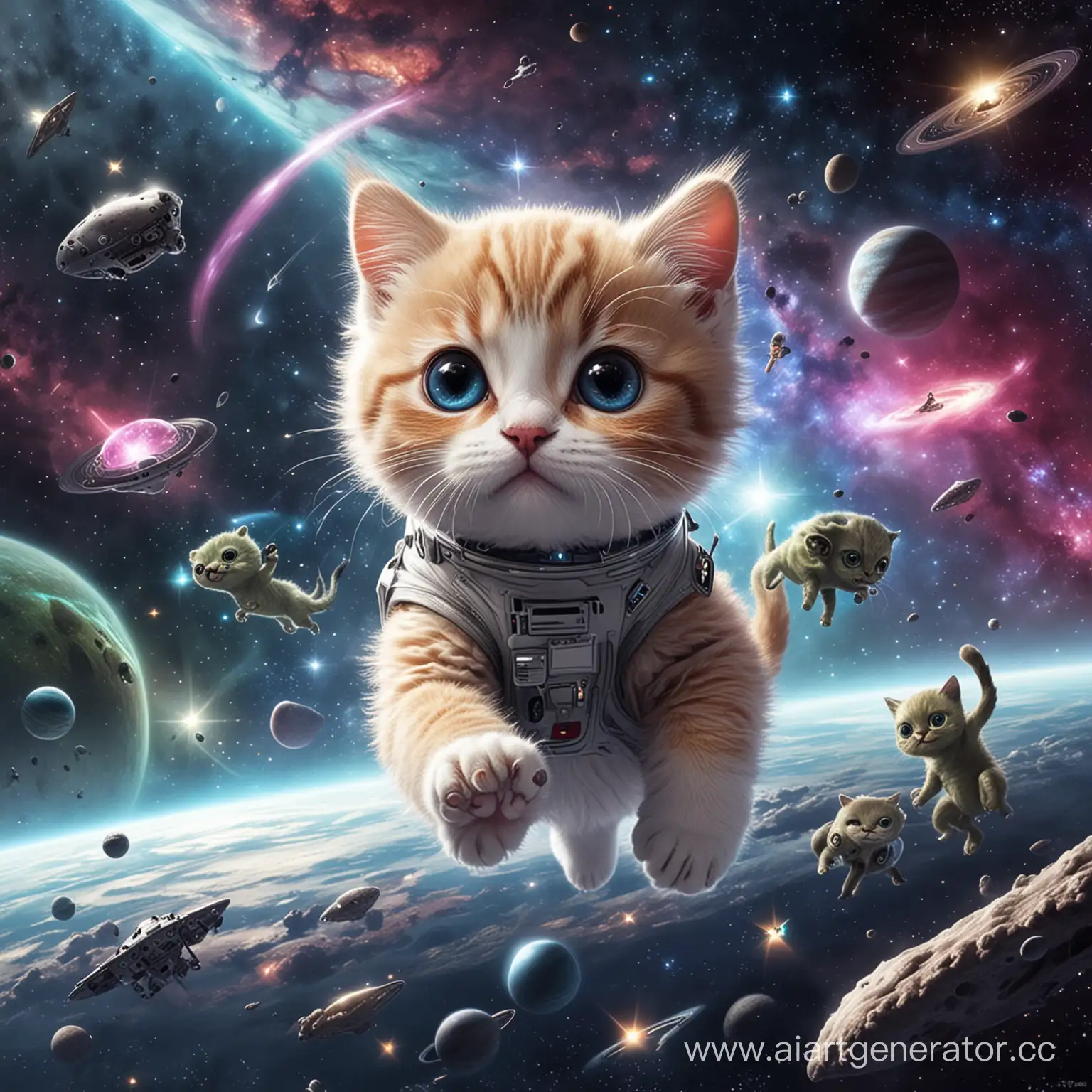 Adorable-Kitty-Explores-Space-with-Friendly-Aliens