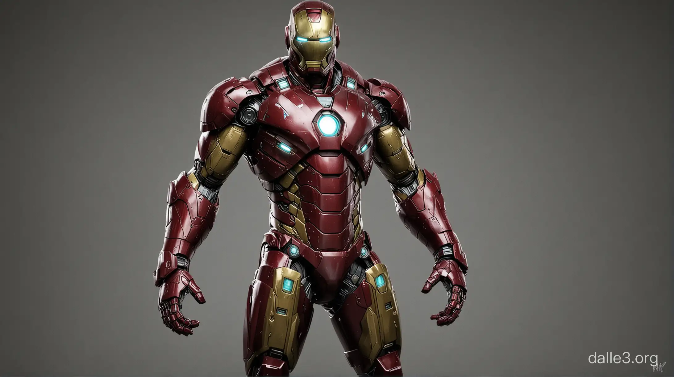 Iron Man Mark 3 Suit with The Jokers Color Scheme | Dalle3 AI