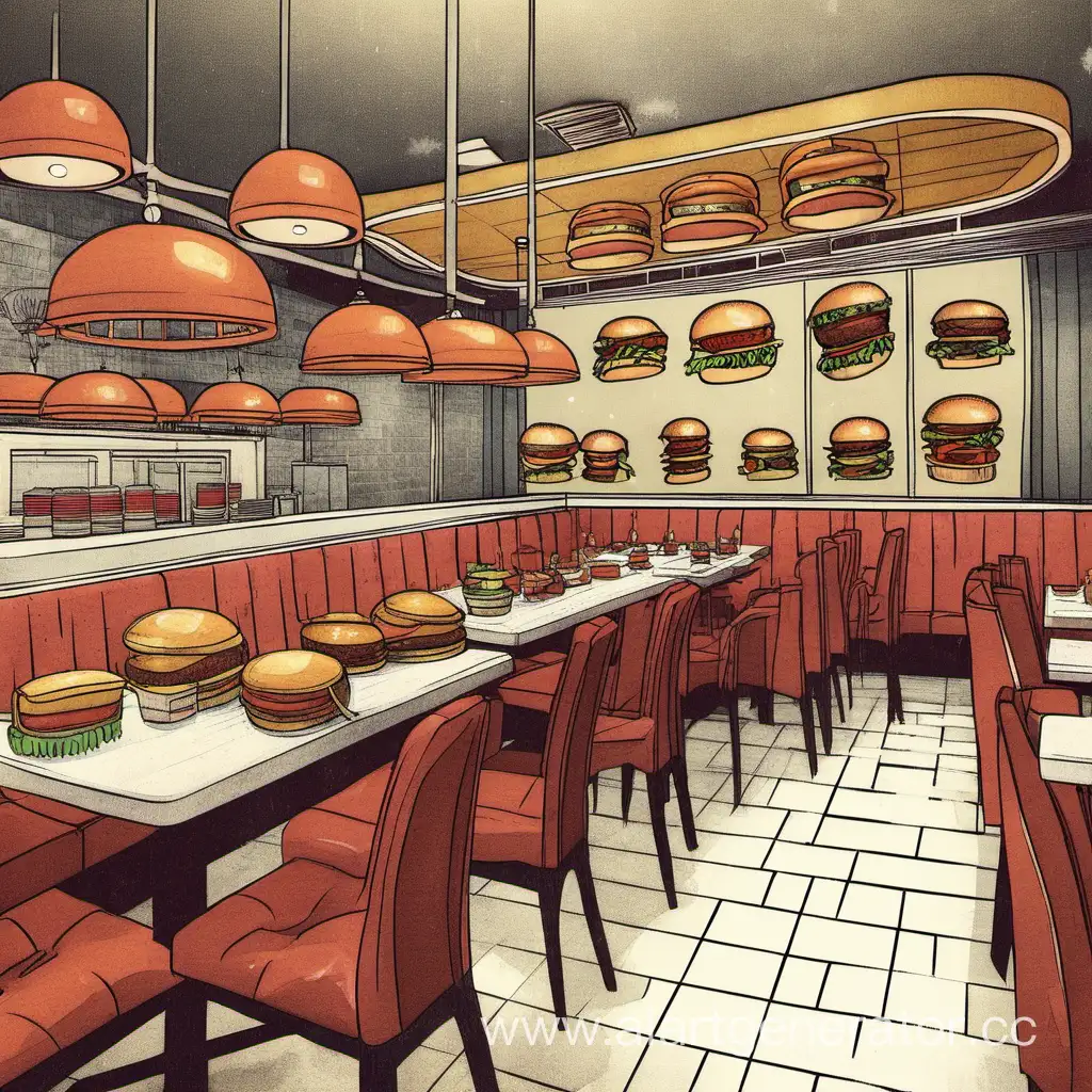 Delicious-Burgers-Served-in-a-Cozy-Restaurant-Setting