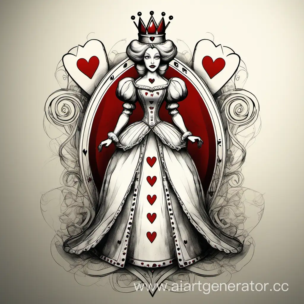 Queen-of-Hearts-in-a-Royal-Garden