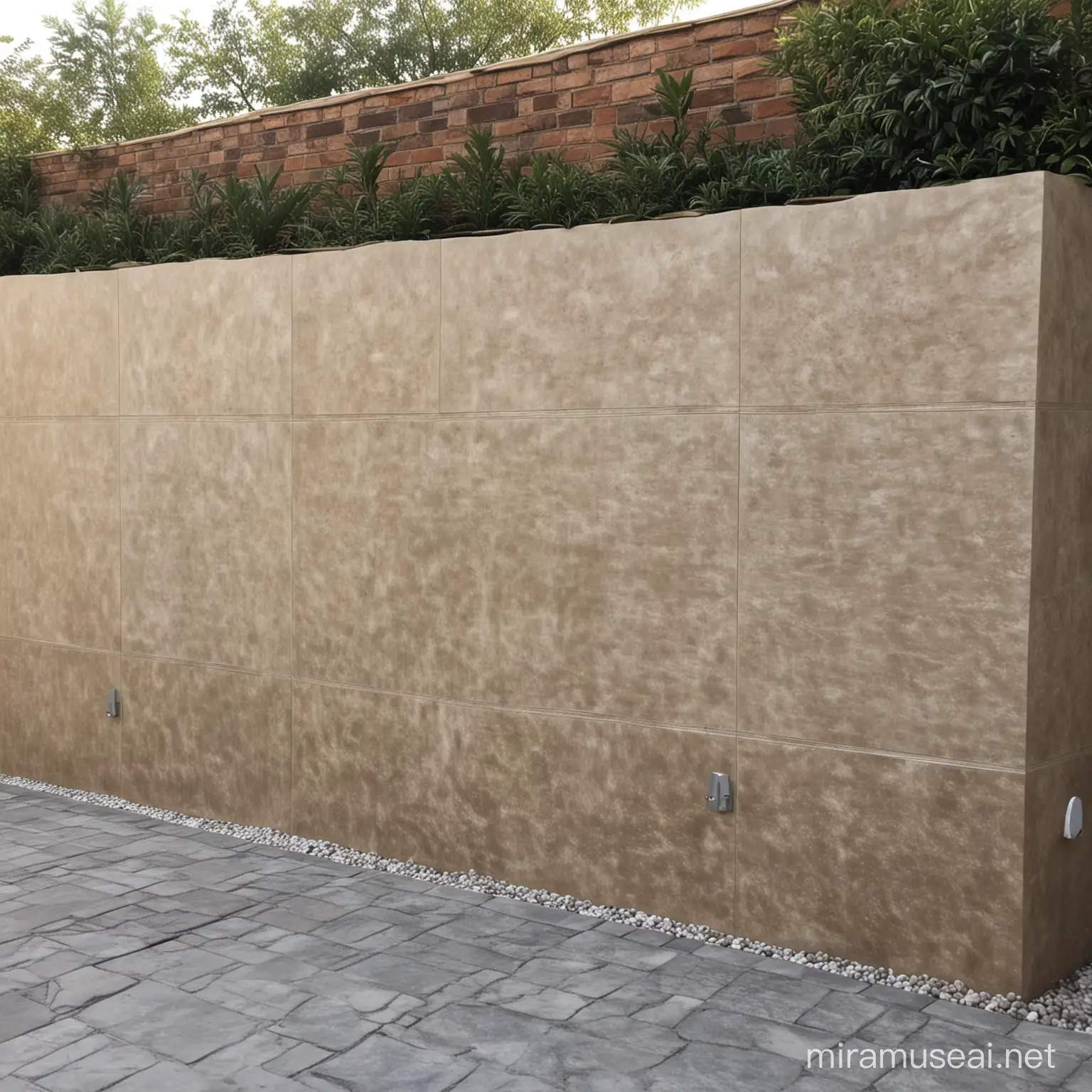 outside wall for massage spa business
