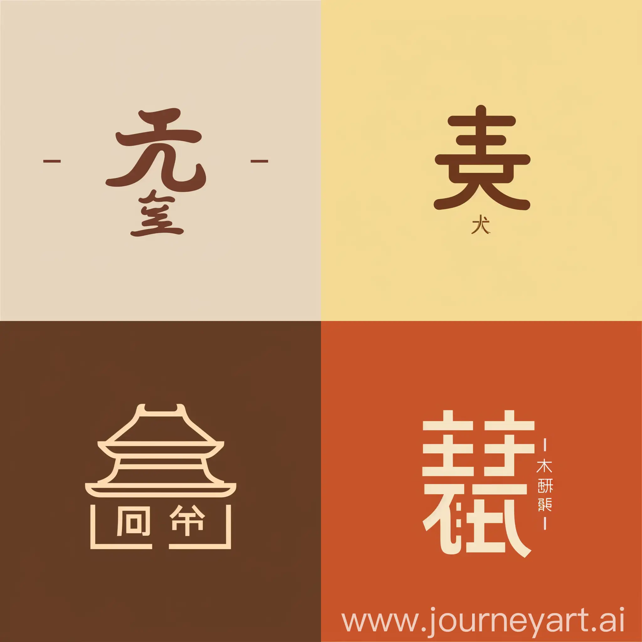 制作一个关于汉代刘邦的一个标志，极简型logo，体现"漢之源”这三个字，用于博物馆标志，极简扁平风，平面设计，2D,最小标志，干净的单色组合，