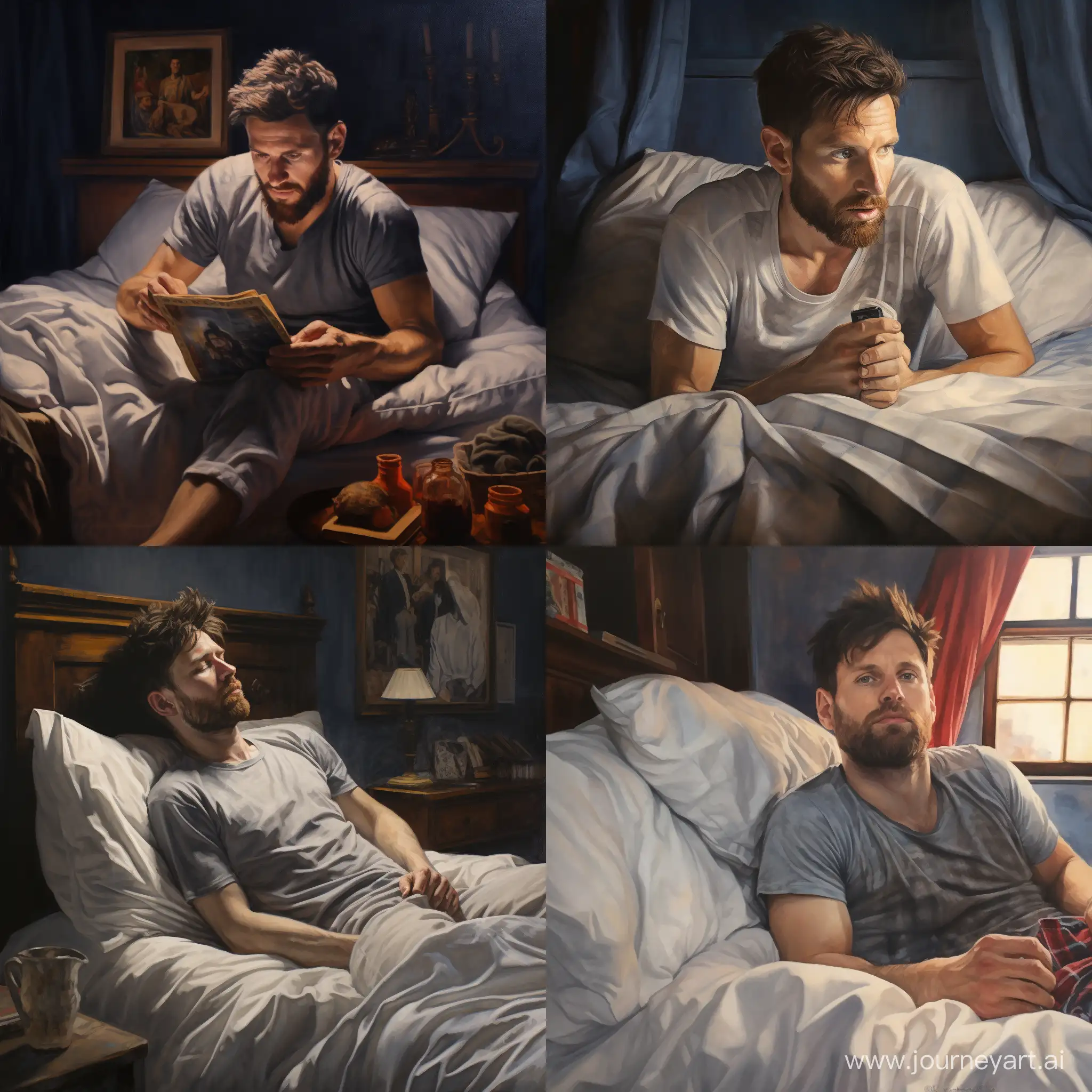 Lionel-Messi-Relaxing-in-Bedroom-Intimate-Celebrity-Portrait