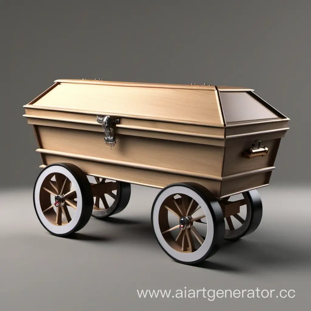 Elegant-Coffin-on-Wheels-for-Timeless-Farewell-Processions