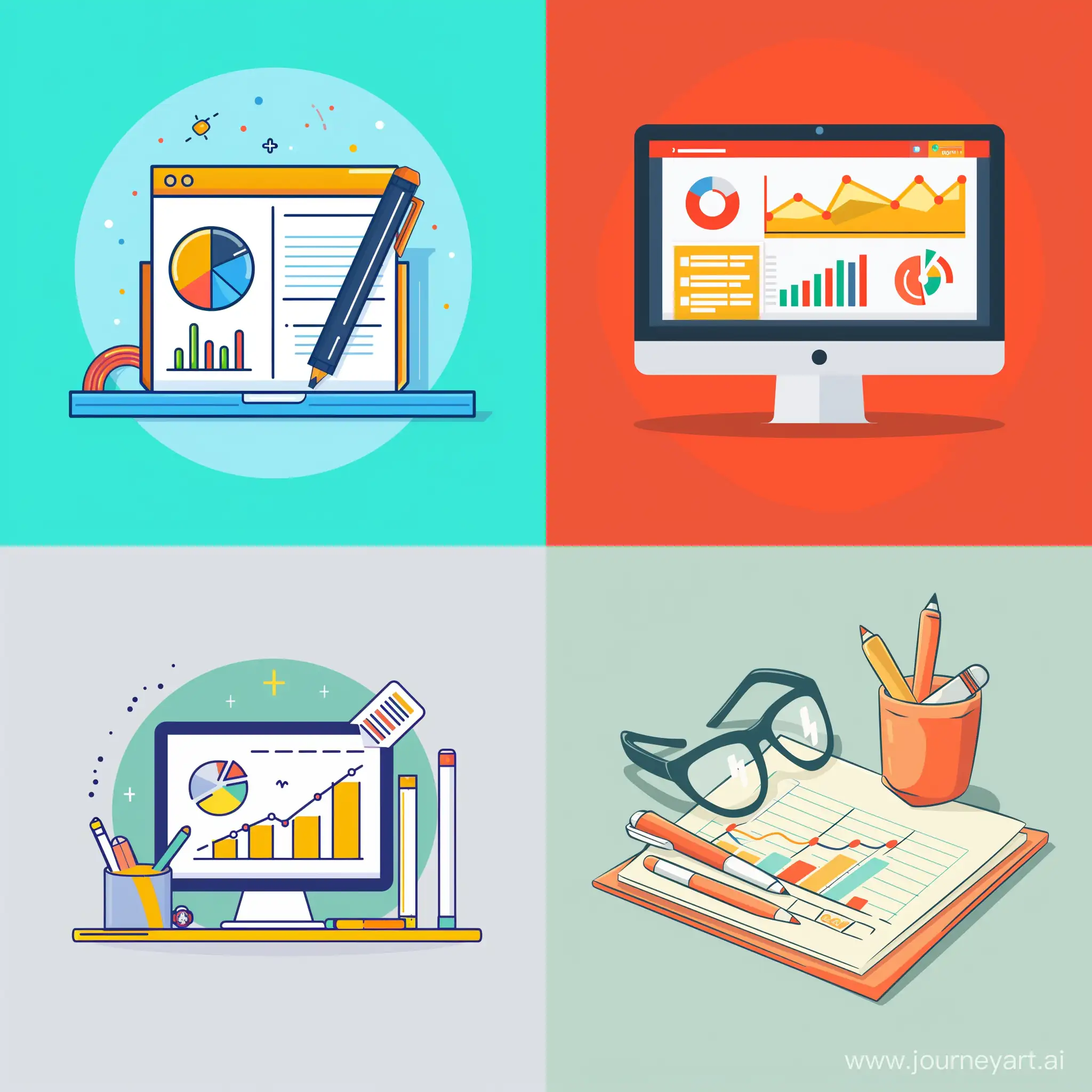 illustration a minimal graphic image "writing weblog content about Add users to Analytics" with plain color background
A photo for an internet blog article
A photo to attract users
It is about the Google Analytics tool
Show how to add a new user to Google Analytics