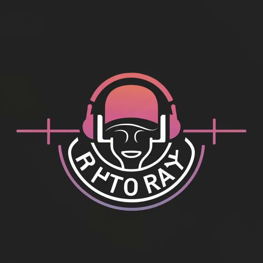 a logo design,with the text "DJ HTOO RAY", main symbol:Disc Jokey,Moderate,clear background