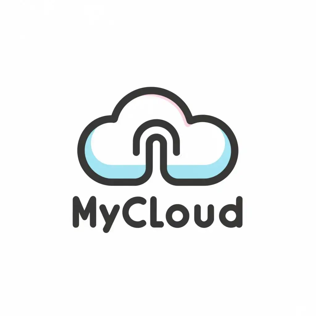 a logo design,with the text "My Cloud", main symbol:Cloud,Moderate,clear background