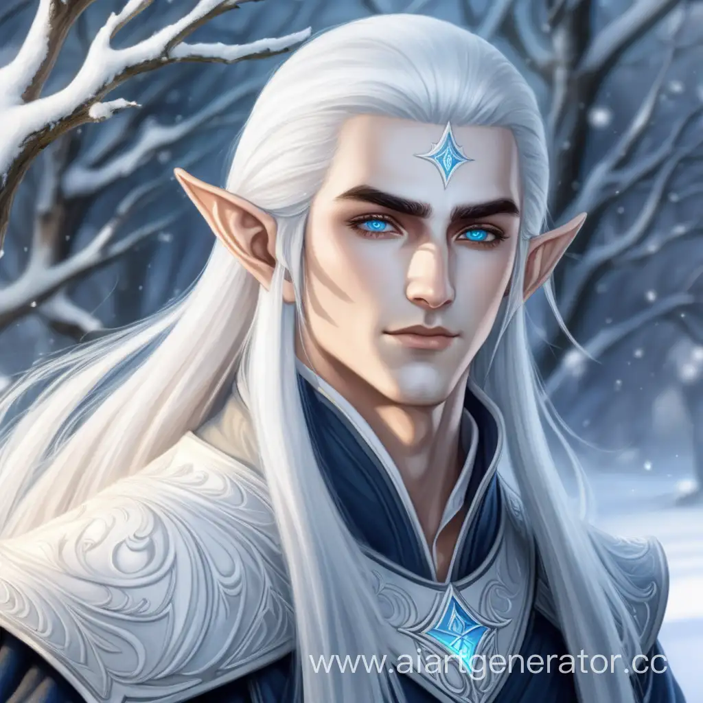 Ethereal-Winter-Elf-Portrait-with-SnowInspired-Features