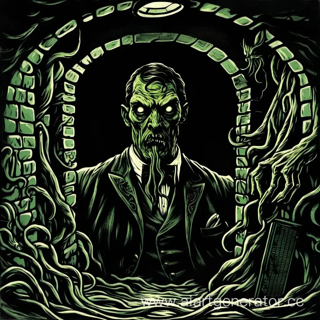 Call of cthulhu, portrait, undead, sellar, bold, 1920