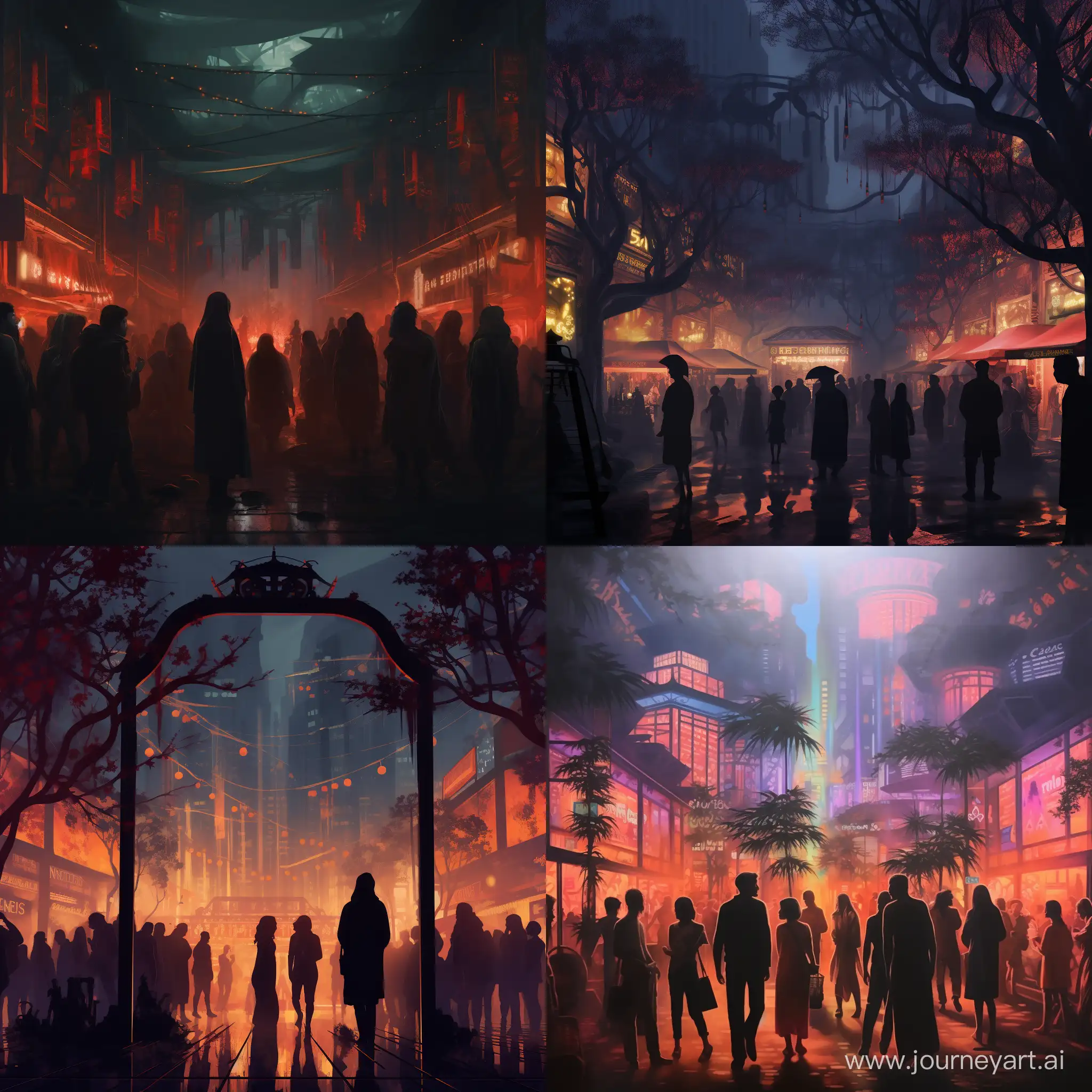 Mystical-Dystopian-Market-Ethereal-Gathering-Amid-Neon-Lights
