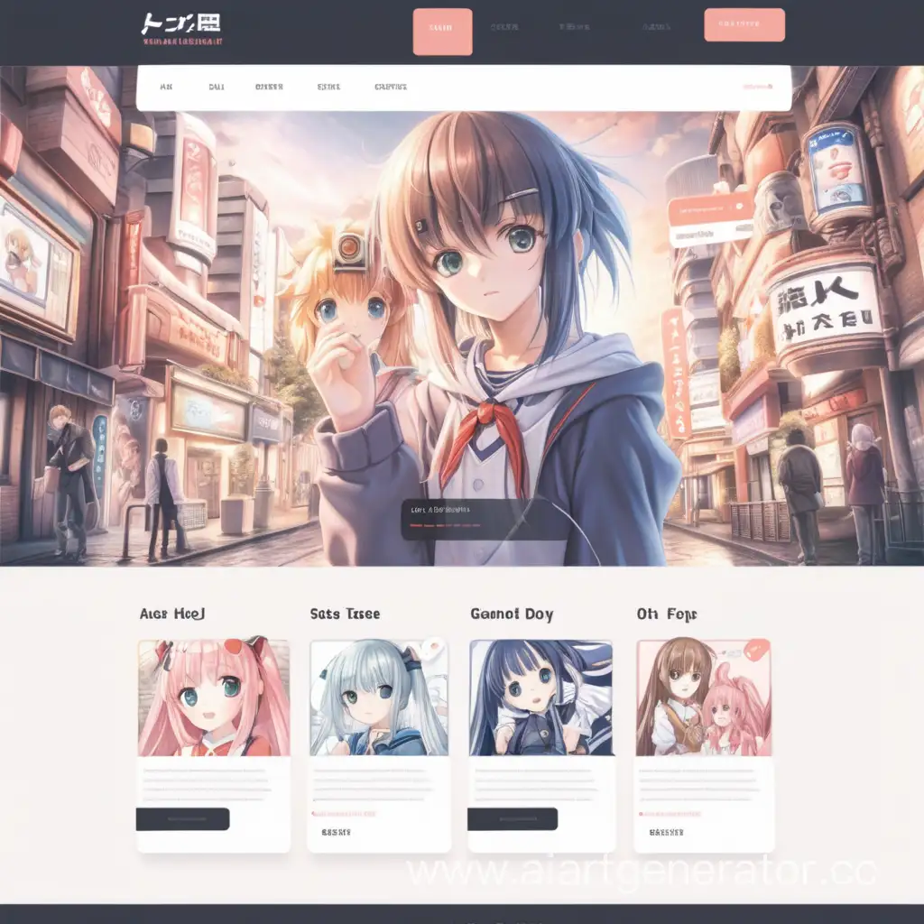 Anime-Style-Website-Template-Vibrant-Designs-for-Dynamic-Online-Presence