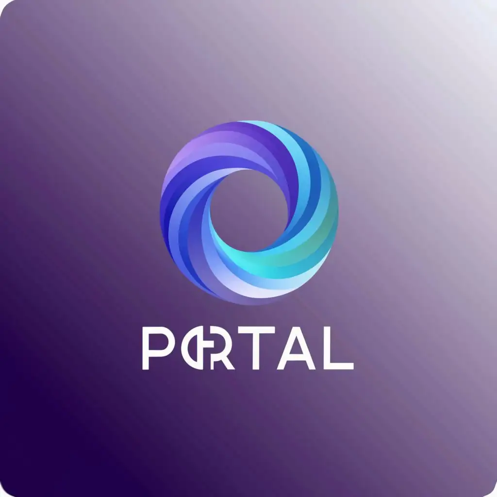 LOGO Design For Portal Clear Background with Symbolic Representation of ...