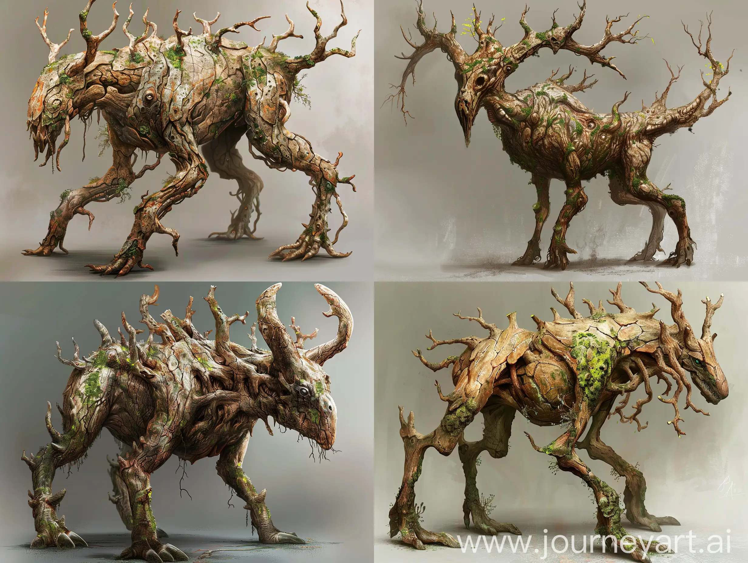 Ancient-Creature-with-Intricate-Antlerlike-Branching-Protrusions