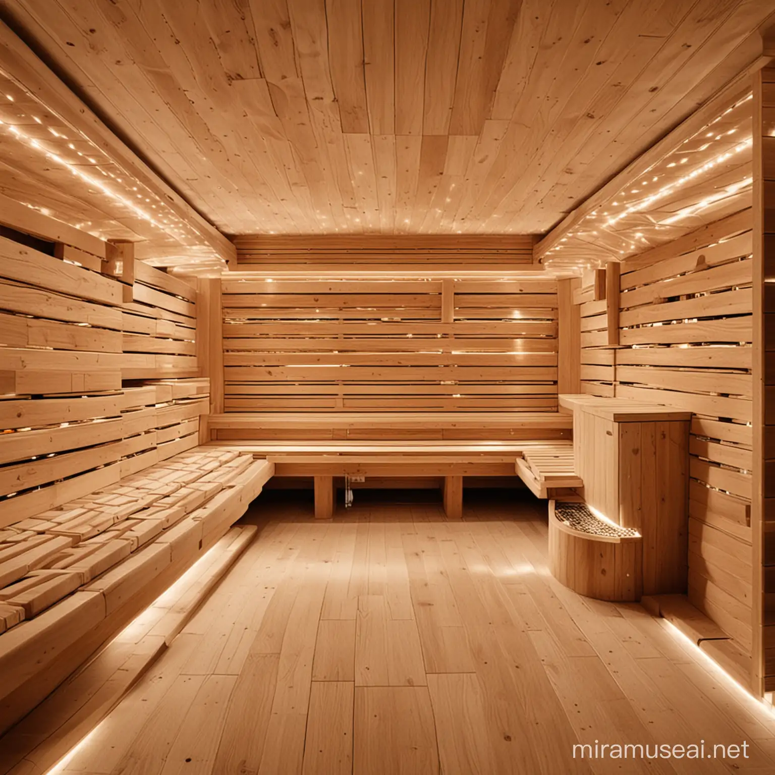 very expensive looking sauna