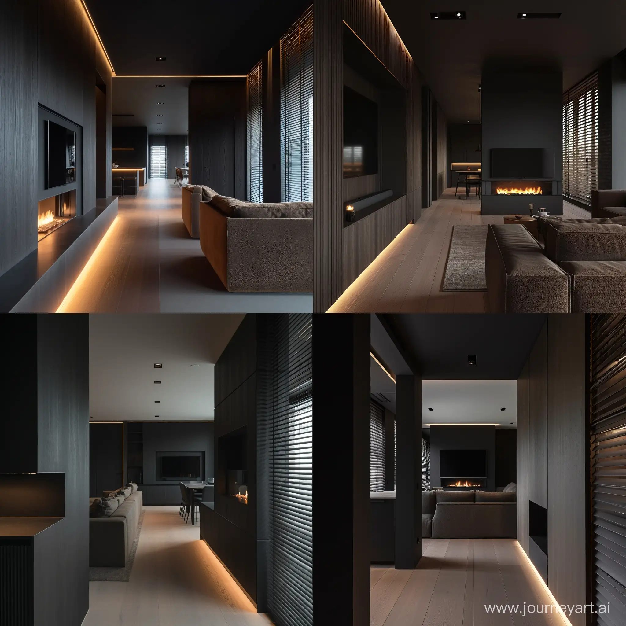 Contemporary-Minimalistic-Home-Interior-with-Veneered-Panels-and-Hidden-Lighting