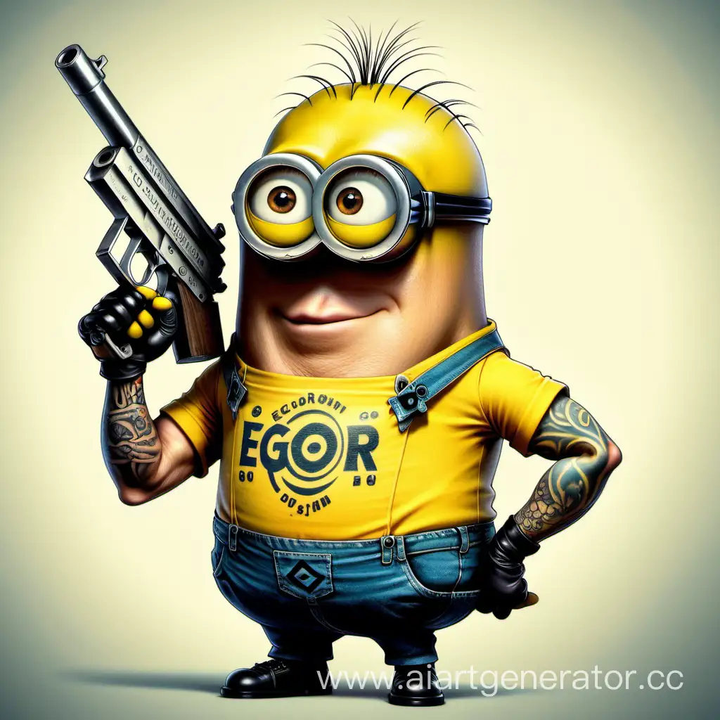 Muscular-Yellow-Minion-EGOR-with-Gun-and-Tattoo