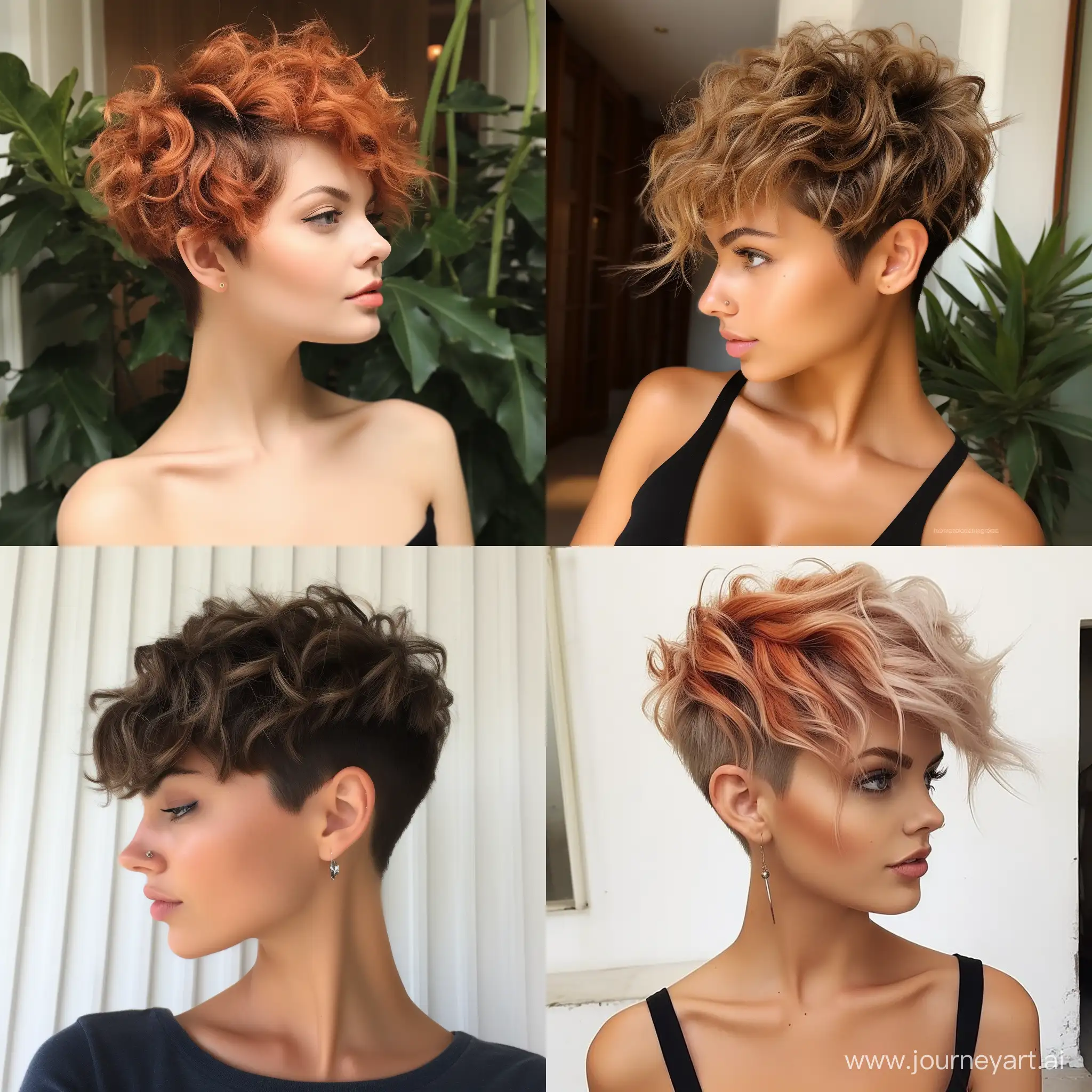 Chic-Short-and-Curly-Hairstyles-for-Women