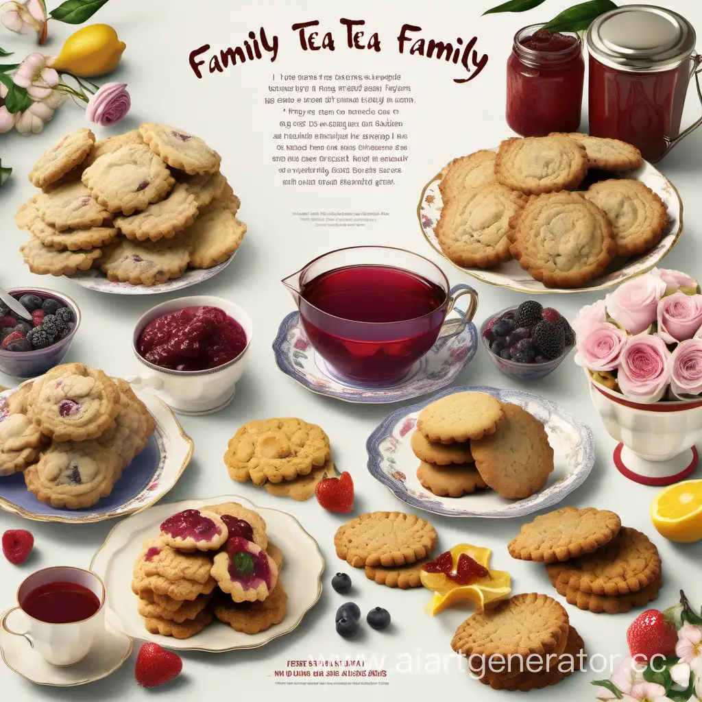 Healthy-Family-Tea-Party-with-SugarFree-Jam-and-Whole-Grain-Cookies