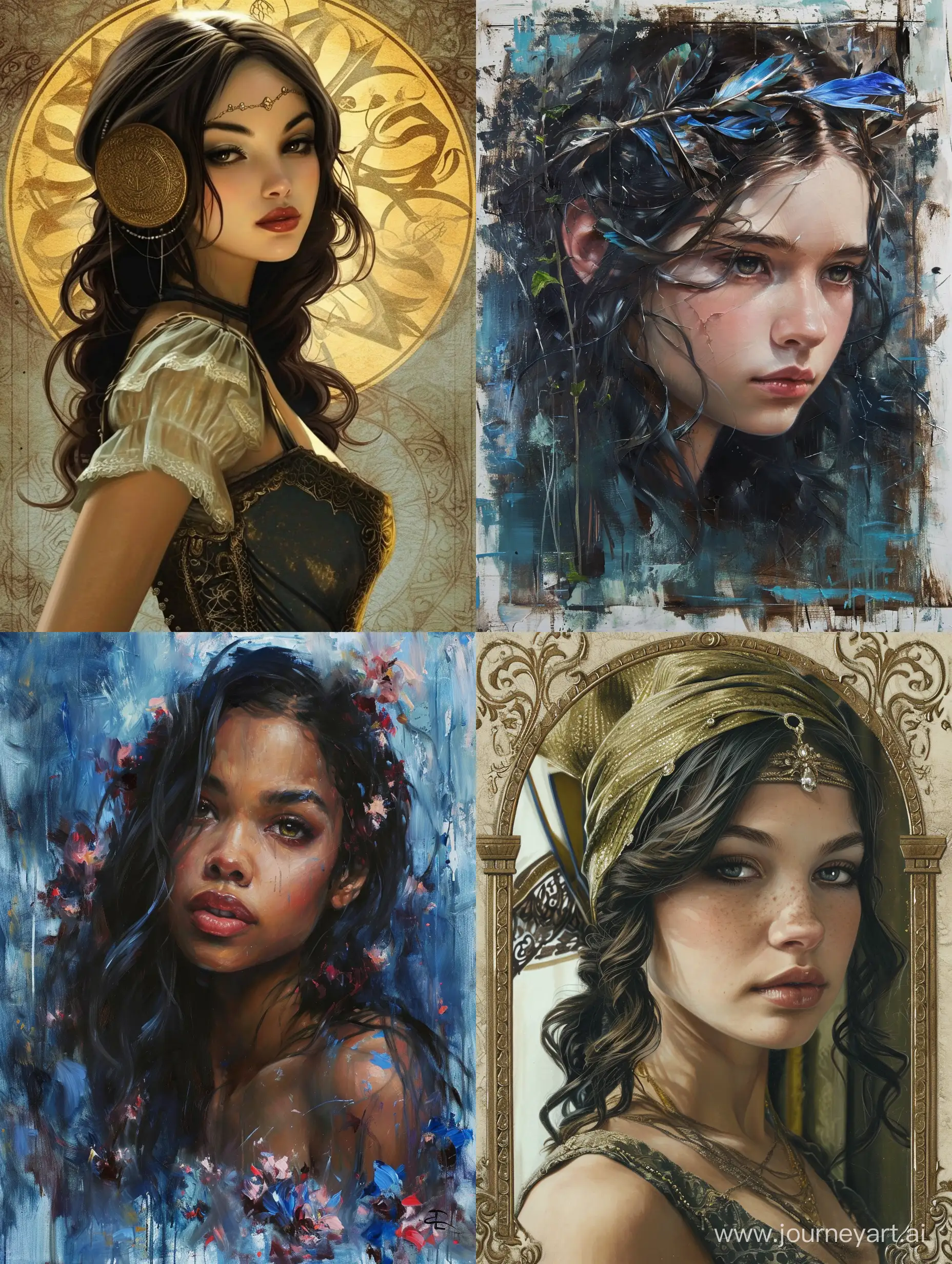 Supernatural-Goddess-Mythological-Impressionist-Oil-Painting