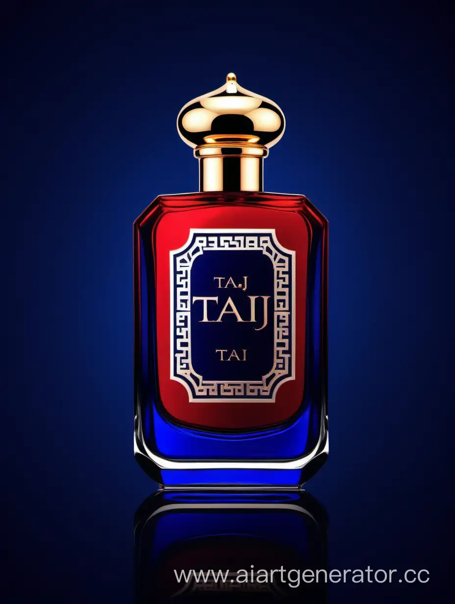 Elegant-Dark-Blue-and-Red-DoubleLayer-Perfume-with-Zamac-Cop-Luxury-Fragrance