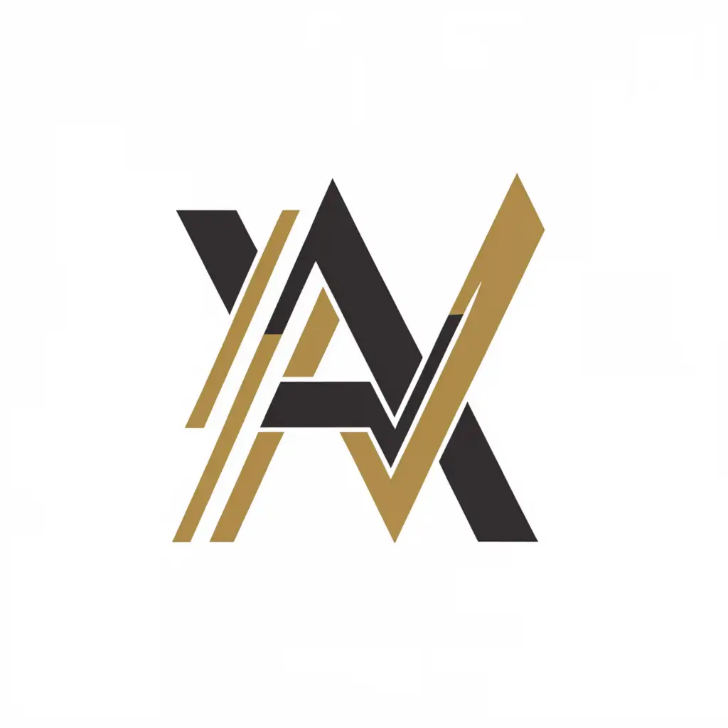 a logo design,with the text "A V", main symbol:Make a letter logo with only A and V letters,Minimalistic,clear background