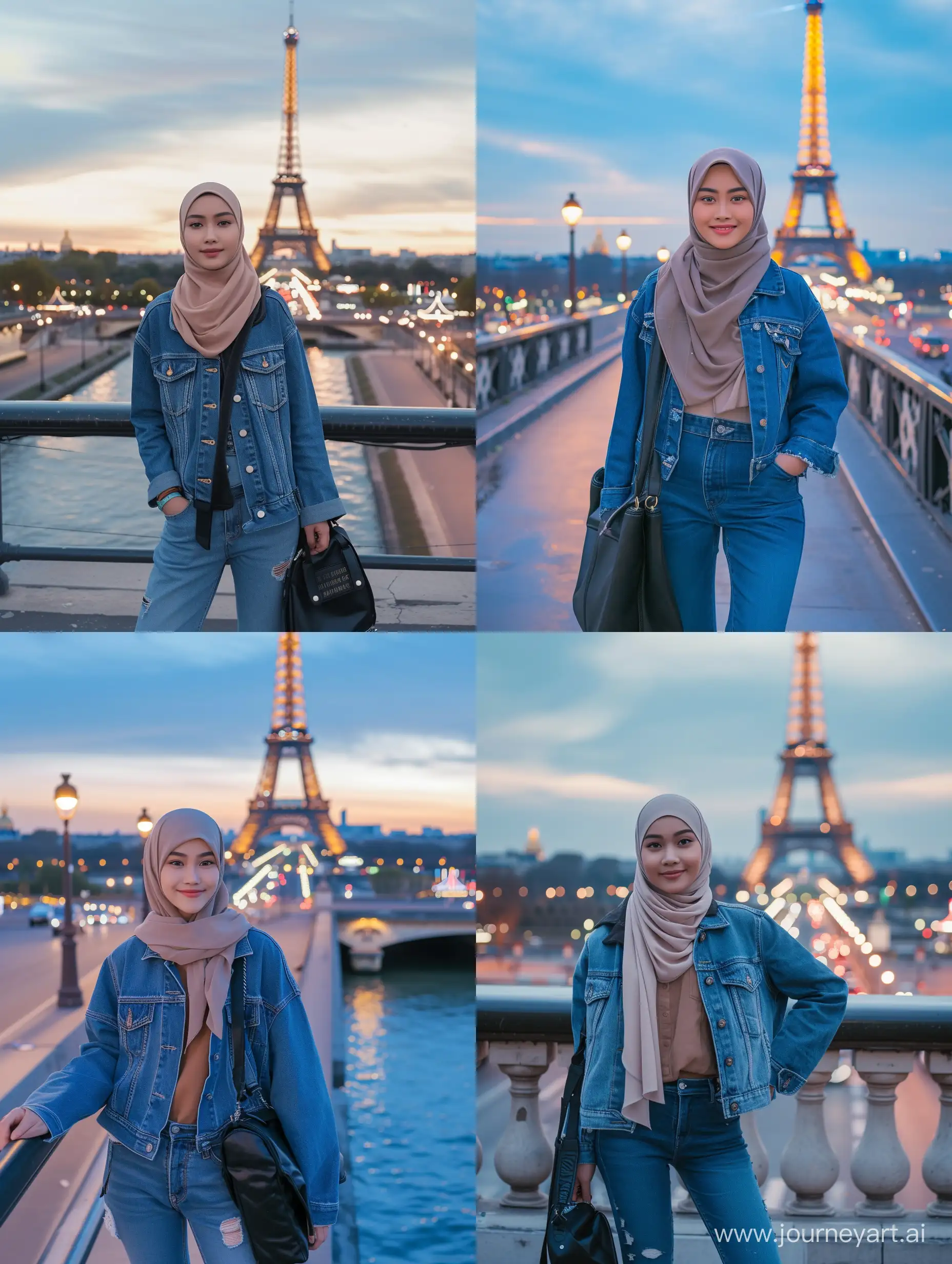 Stylish-Indonesian-Woman-with-Hijab-in-Paris-with-Eiffel-Tower-View