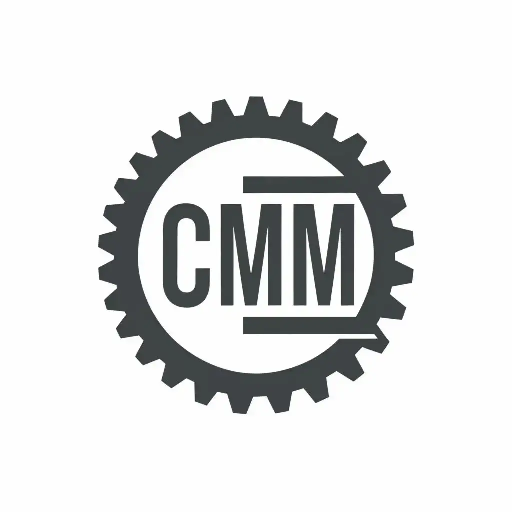 logo, IN THE CIRCLE, with the text "CMM", typography, be used in Construction industry