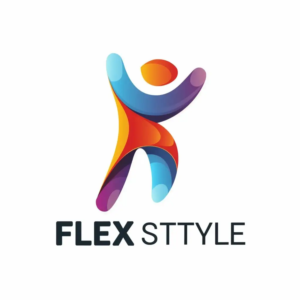 a logo design,with the text "FlexStyle", main symbol:Clothing,Moderate,be used in Sports Fitness industry,clear background
