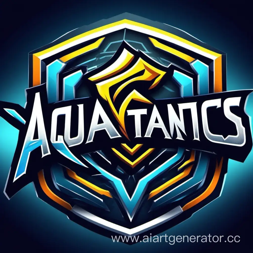 киберспортивный логотип комнды aquantics