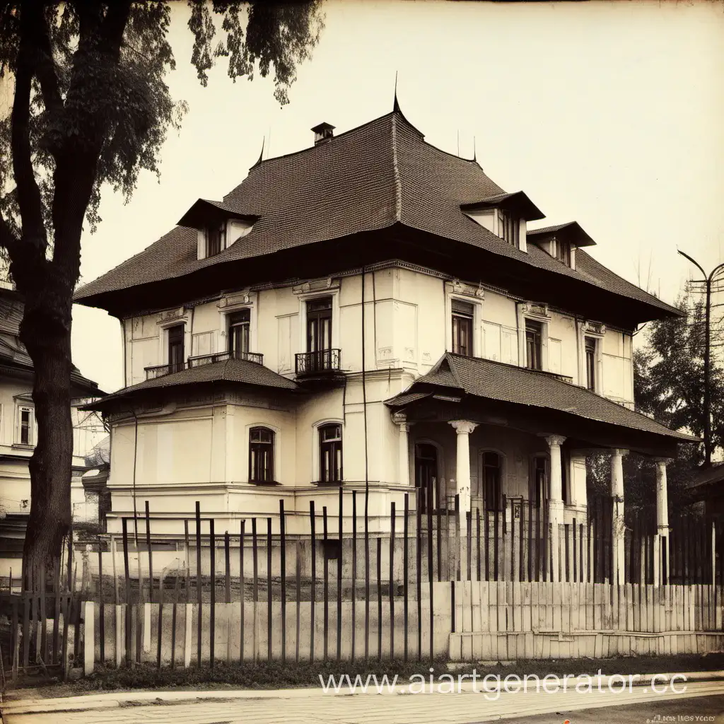 Casa luni D.Crihan din sfarsitu secului XVIII , cea mai veche casa cercetata din Chisinau locatia casei strada Alexei matiecici numaru 60 stilul architectural traditional din Pitra si lemn plan rectangular acoperis inalt ograda din piatra